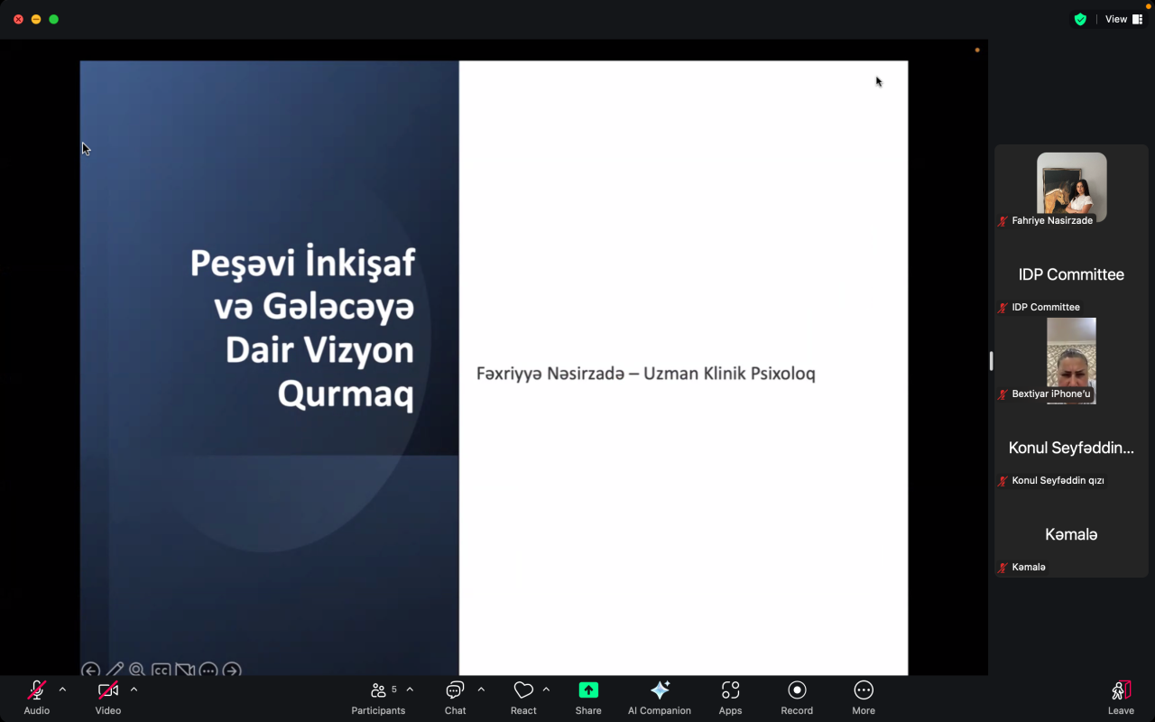 Məcburi köçkünlər psixososial dəstəkdən faydanıblar - FOTOLAR