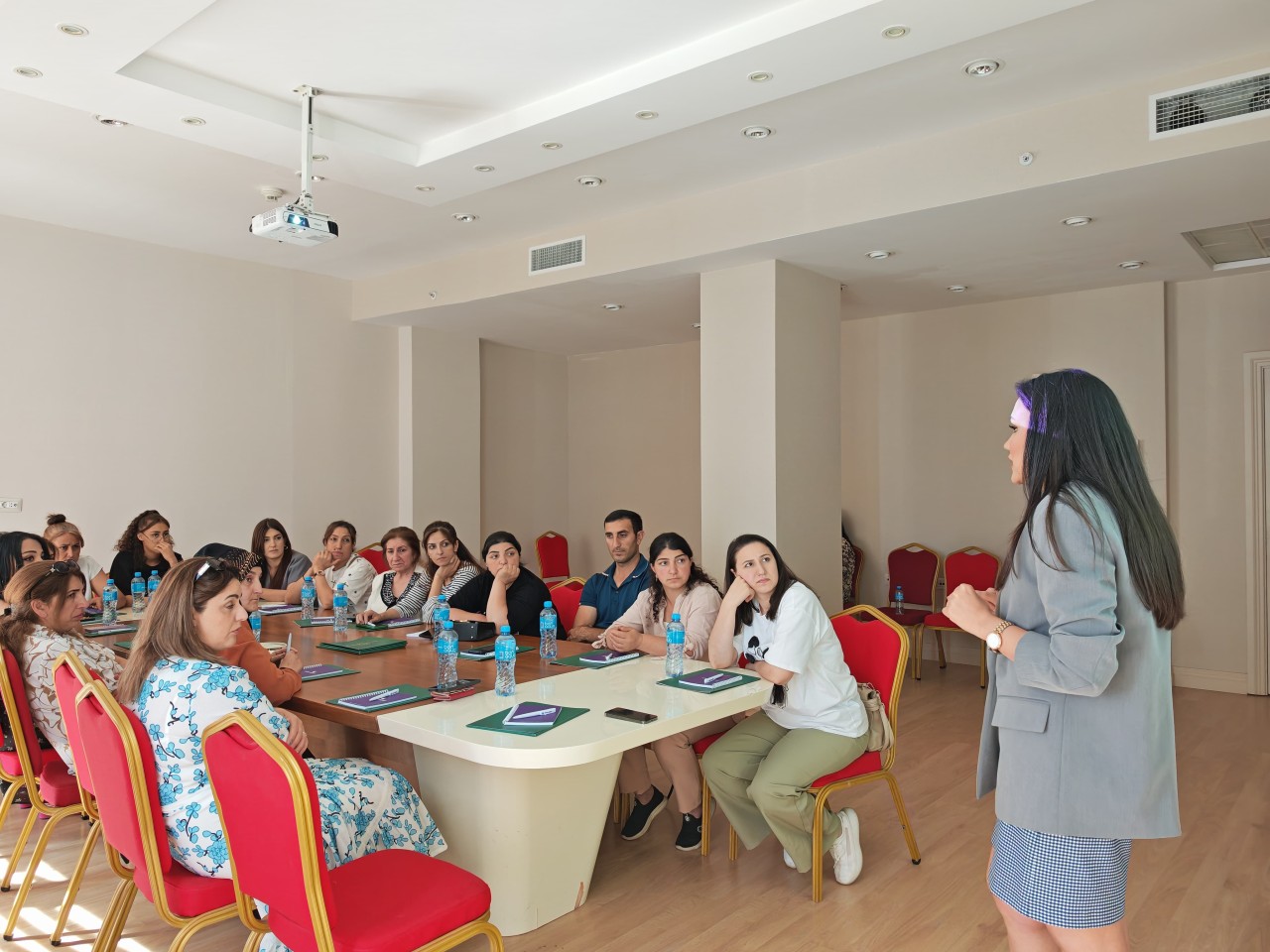 Məcburi köçkünlər psixososial dəstəkdən faydanıblar - FOTOLAR