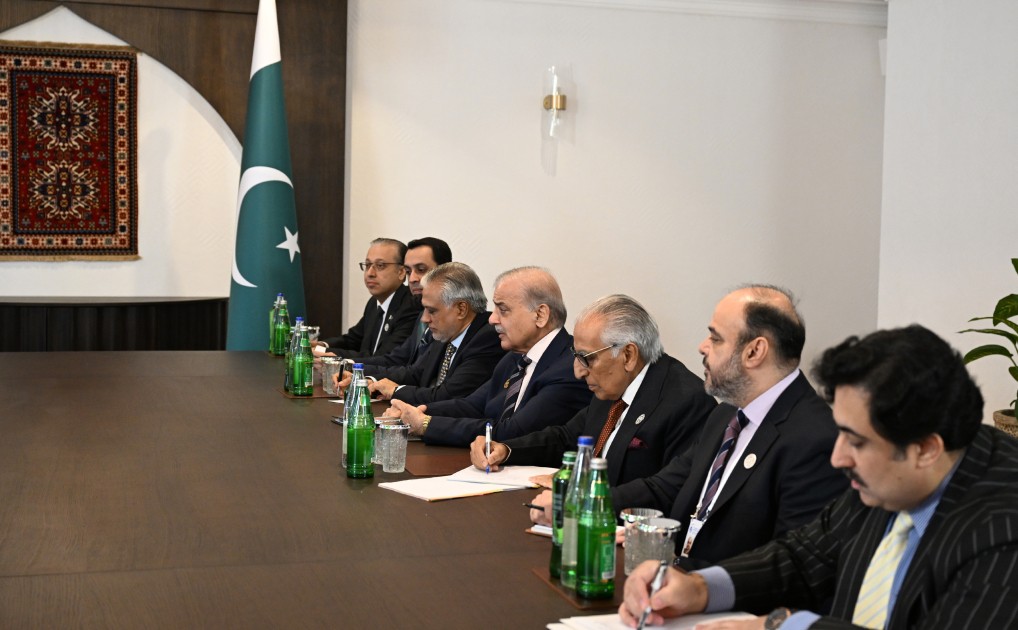 Prezident Xankəndidə Pakistanın Baş naziri ilə görüşdü - FOTOLAR