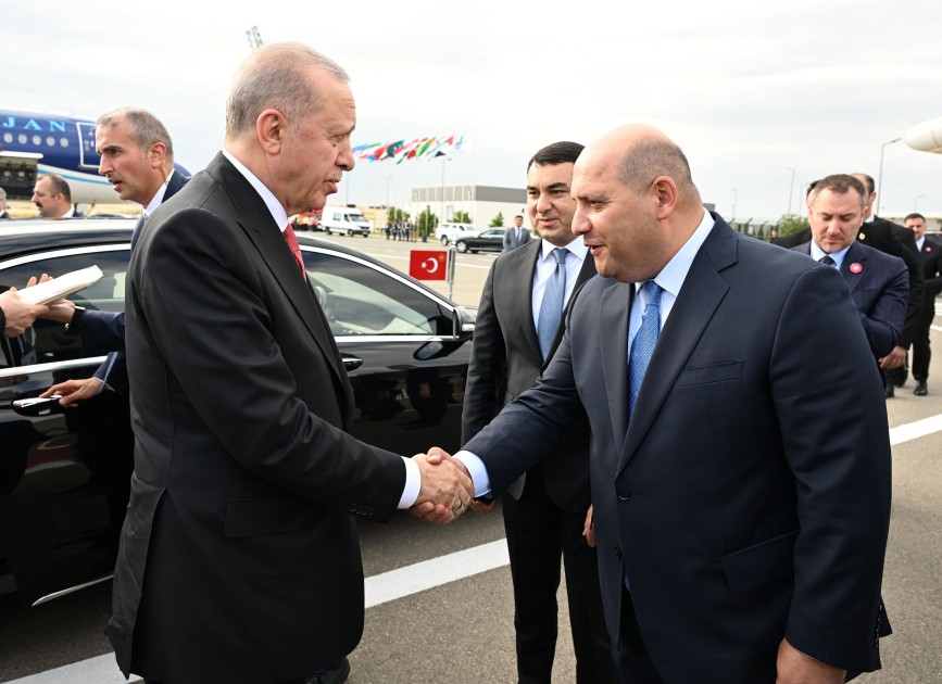 Ərdoğanın Azərbaycana səfəri başa çatdı - FOTOLAR