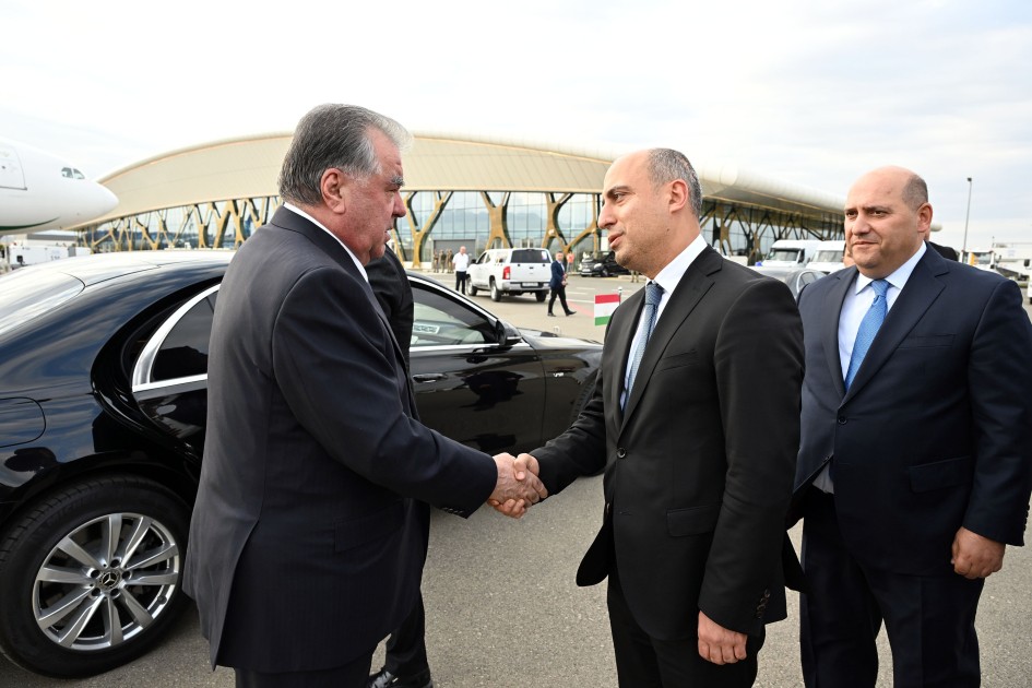 Emoməli Rəhmonun Azərbaycana səfəri başa çatdı - FOTO
