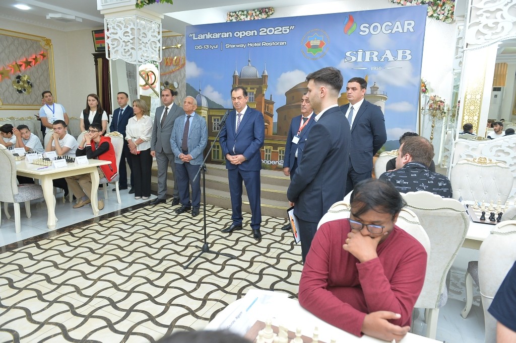 Lənkəranda beynəlxalq şahmat festivalı keçirilib - FOTOLAR