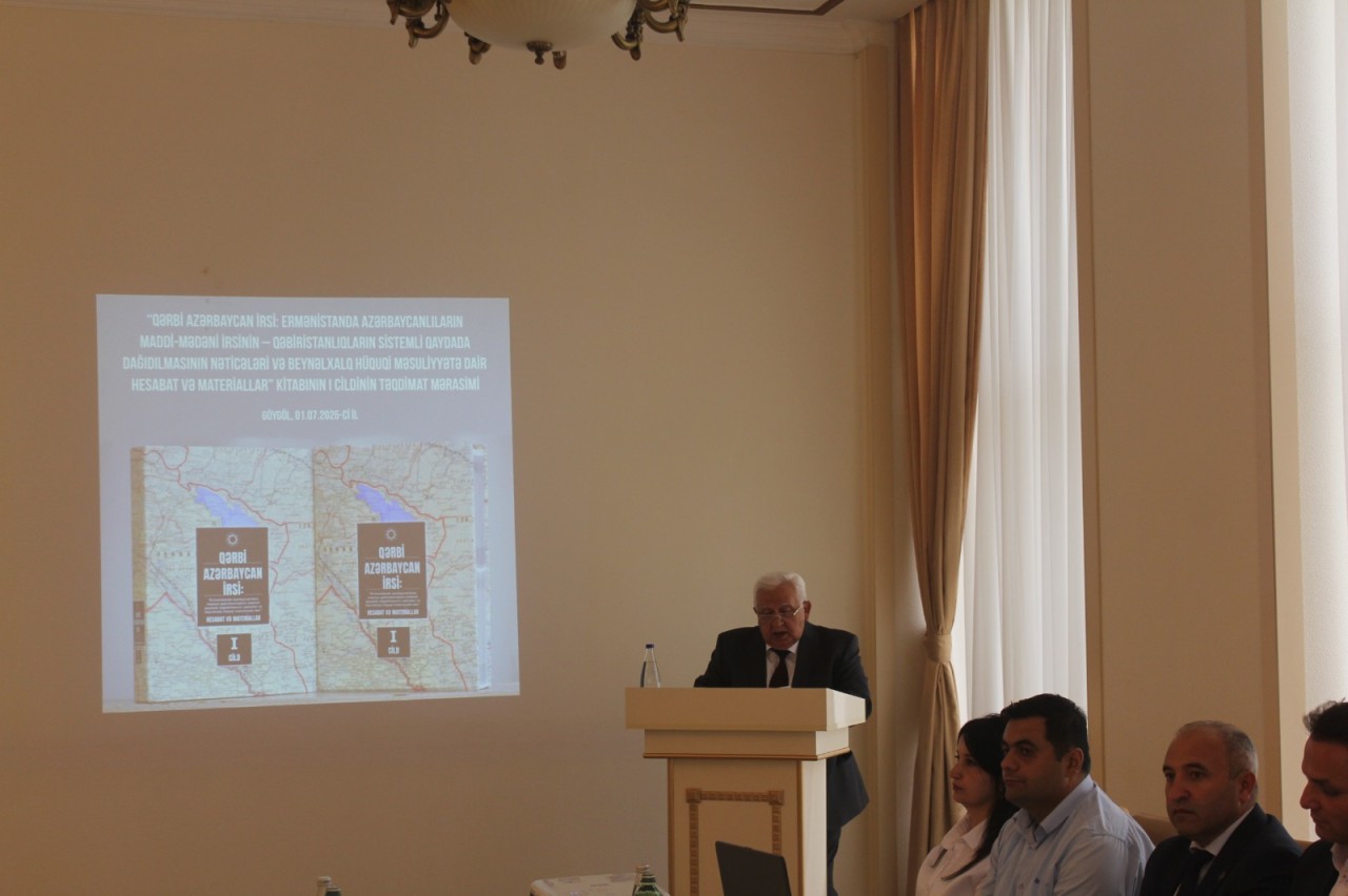 Göygöldə “Qərbi Azərbaycan İrsi” kitabının təqdimat mərasimi olub - FOTOLAR