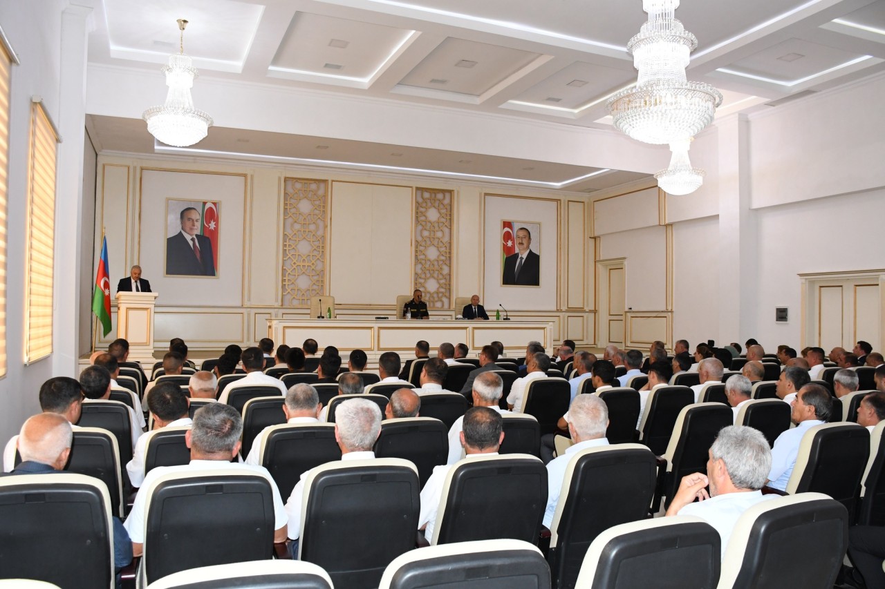 Ağdamda fövqəladə hallarla bağlı seminar-müşavirə keçirilib - FOTOLAR