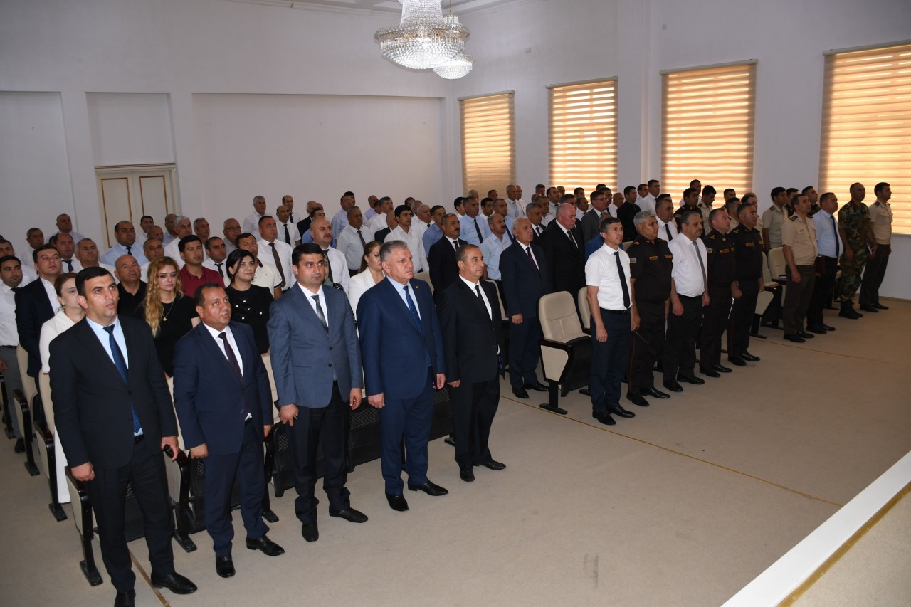 Ağdamda fövqəladə hallarla bağlı seminar-müşavirə keçirilib - FOTOLAR