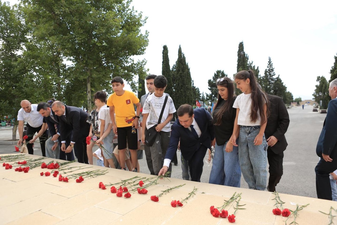 YAP Gəncə şəhər təşkilatı şəhid övladları üçün “Yay məktəbi” təşkil edib - FOTOLAR