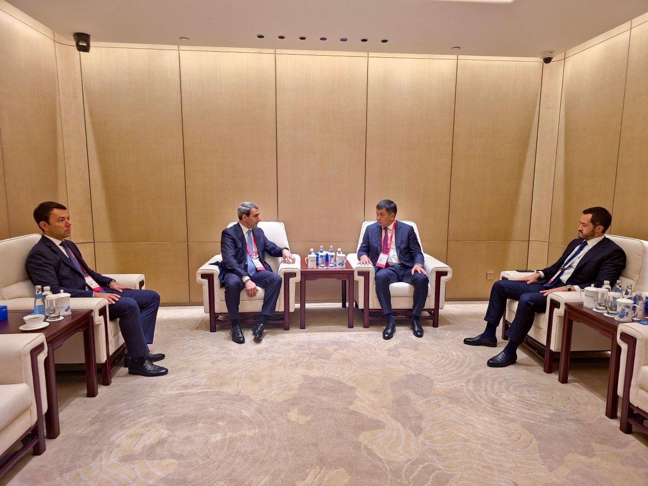 ADY “Çin Dəmir Yolları” ilə Anlaşma Memorandumu imzaladı - FOTOLAR