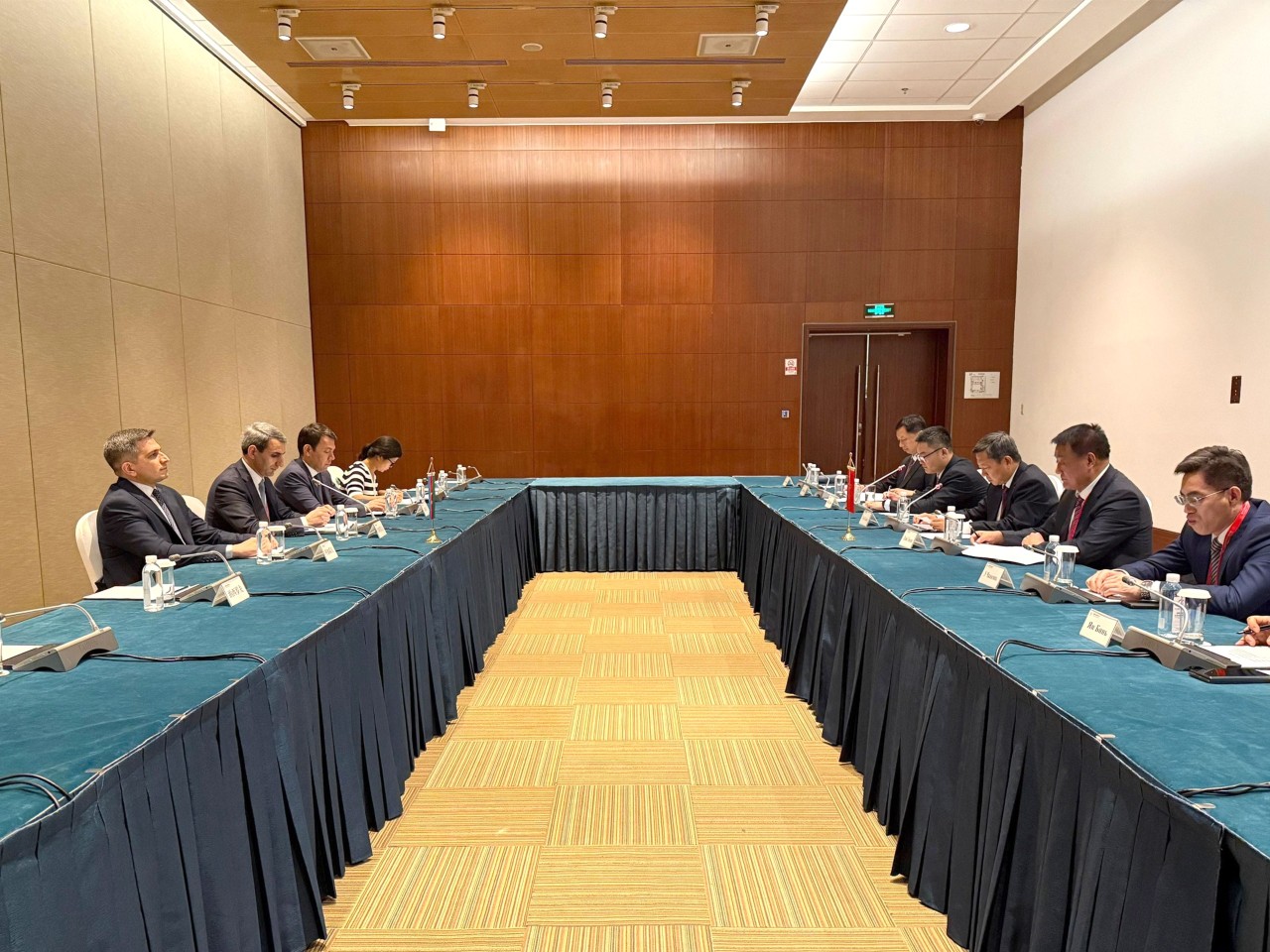 ADY “Çin Dəmir Yolları” ilə Anlaşma Memorandumu imzaladı - FOTOLAR