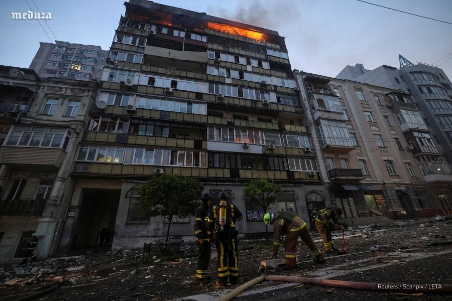 Rus qoşunları Kiyevə kütləvi hücuma keçib - FOTOLAR