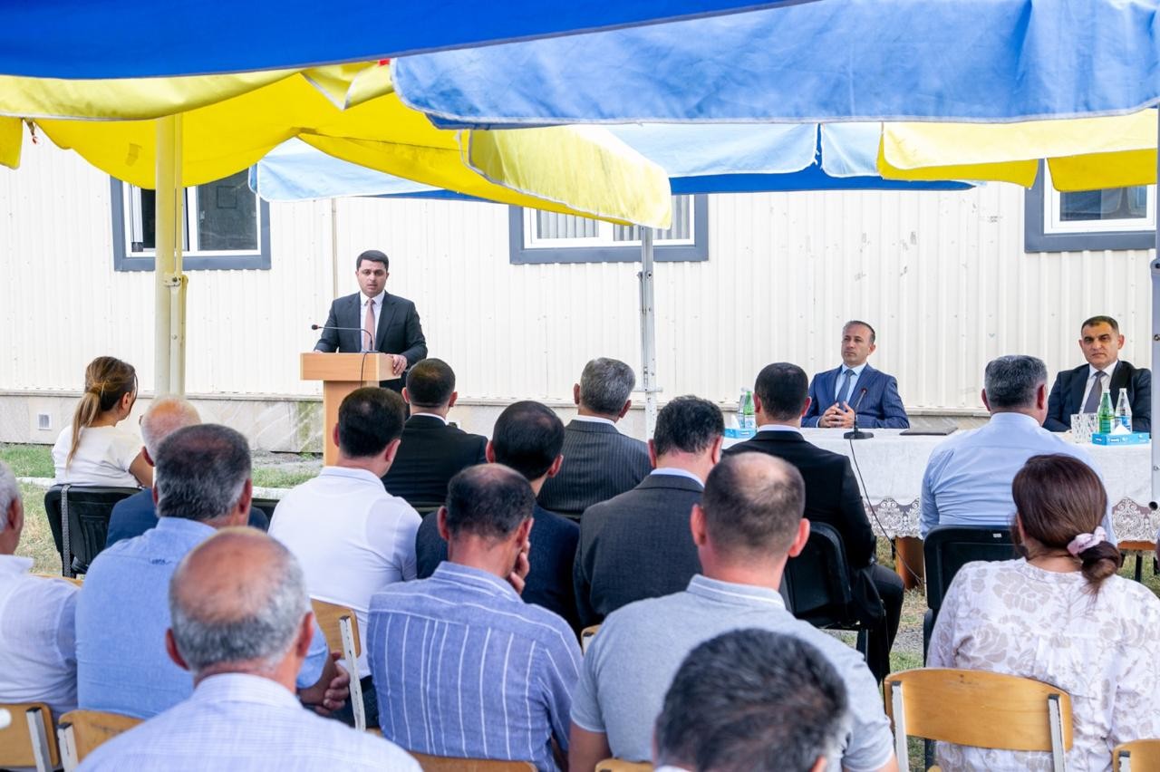 Neftçalanın icra başçısı səyyar görüş keçirib - FOTOLAR