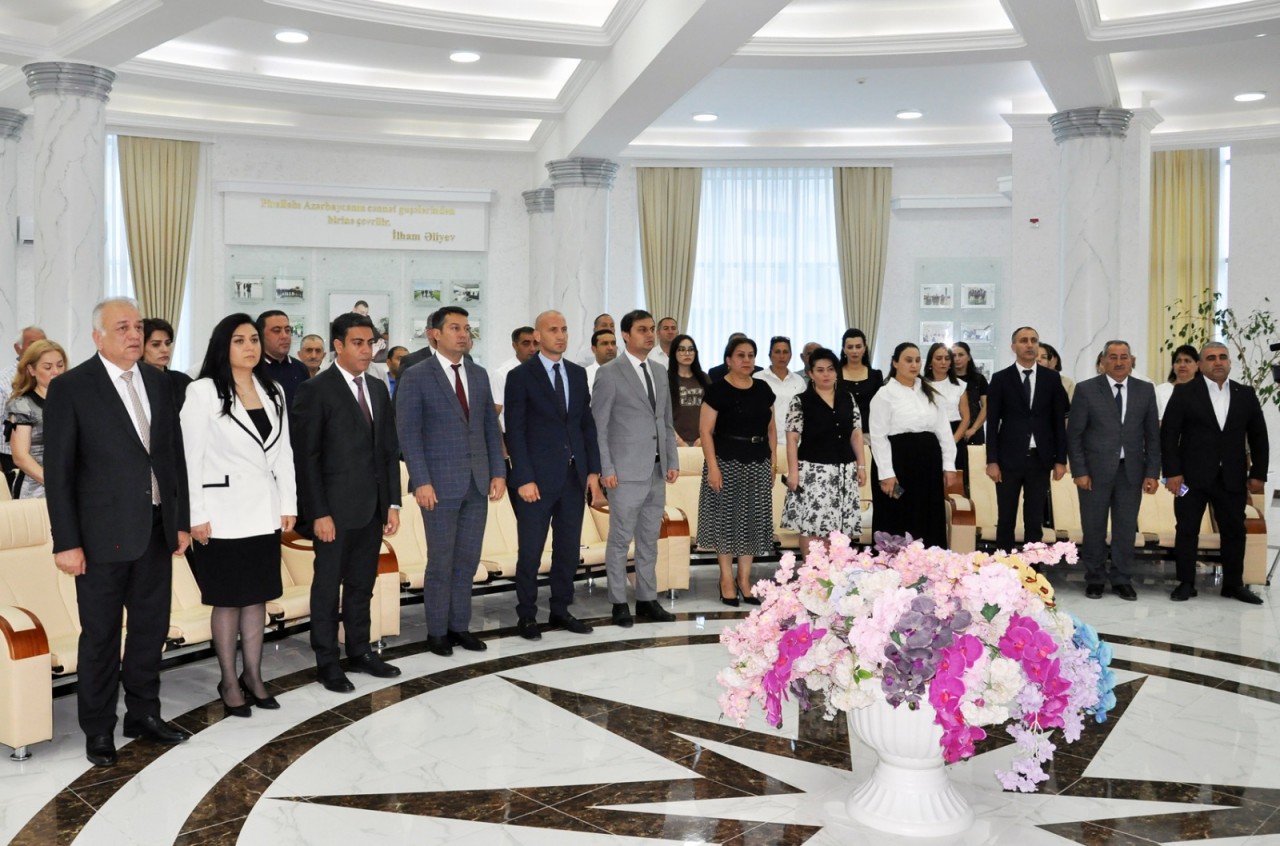 Pirallahı rayonunda “Qərbi Azərbaycan İrsi” kitabının təqdimatı keçirildi - FOTOLAR