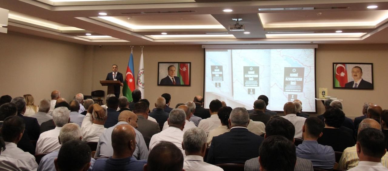 Goranboyda “Qərbi Azərbaycan İrsi” kitabının təqdimatı oldu - FOTOLAR