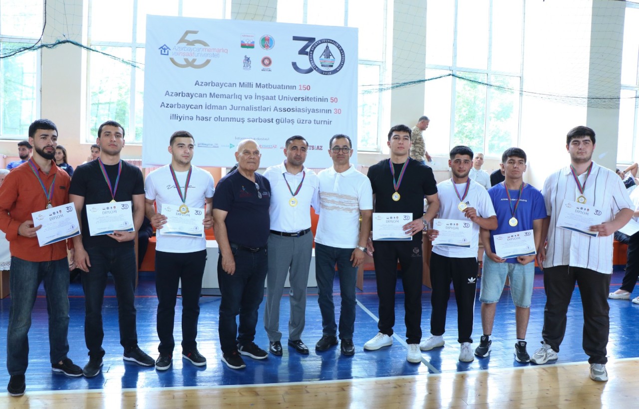 AzMİU-da sərbəst güləş turnirinə start verilib - FOTOLAR