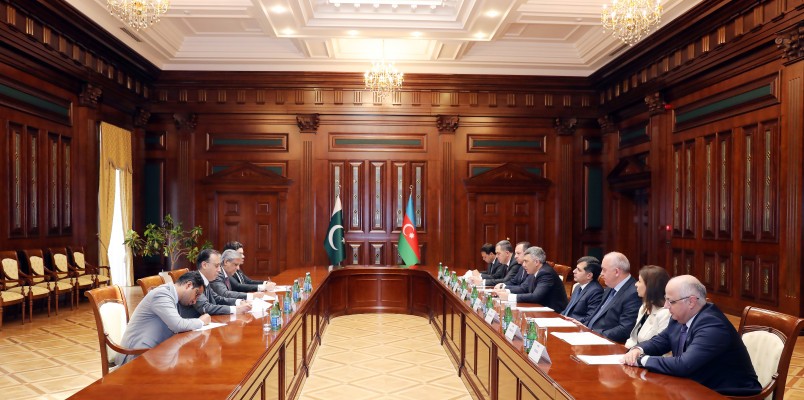 İnam Kərimov Pakistanın hüquq və ədliyyə naziri ilə görüşdü - FOTO