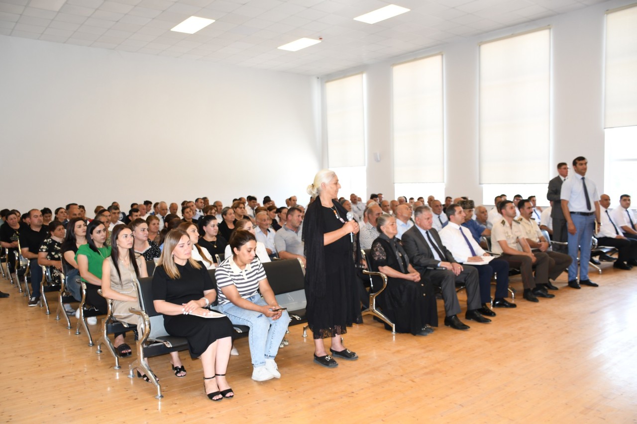 Ağdamın icra başçısı Vaqif Həsənovun növbəti səyyar qəbul-görüşü keçirilib - FOTOLAR