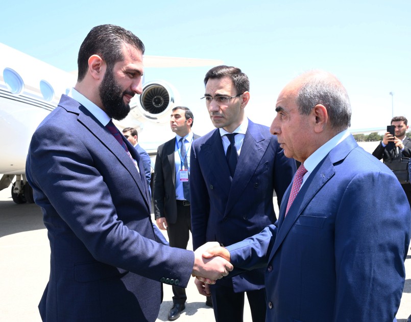 Əl Şaraanın Azərbaycana səfəri başa çatdı - FOTOLAR (YENİLƏNİB)