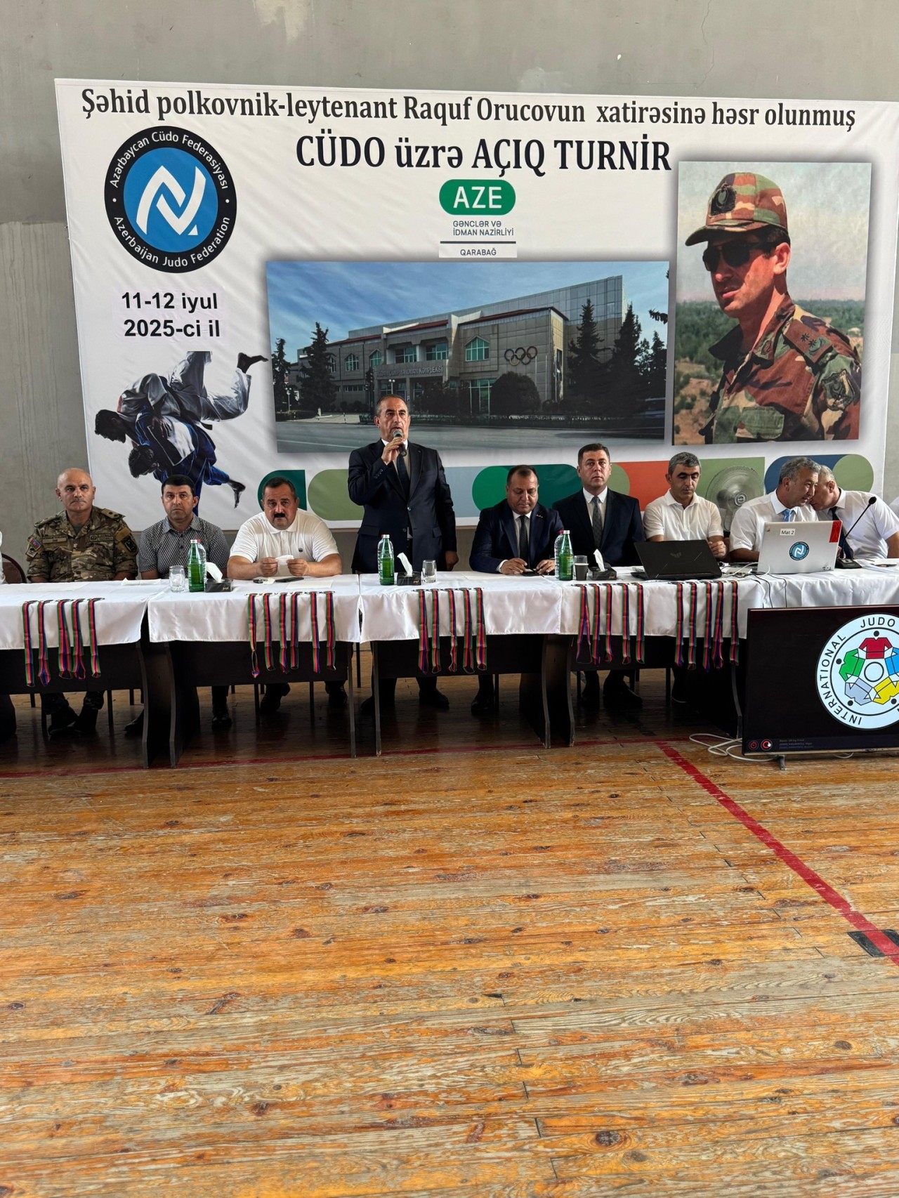 Ağdamda Raquf Orucovun xatirəsinə həsr olunmuş cüdo turniri keçirilib - FOTOLAR