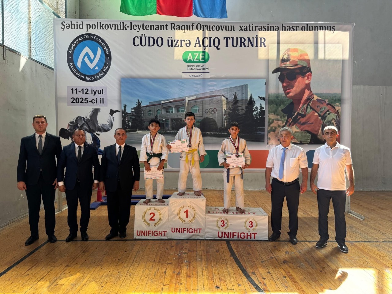 Ağdamda Raquf Orucovun xatirəsinə həsr olunmuş cüdo turniri keçirilib - FOTOLAR