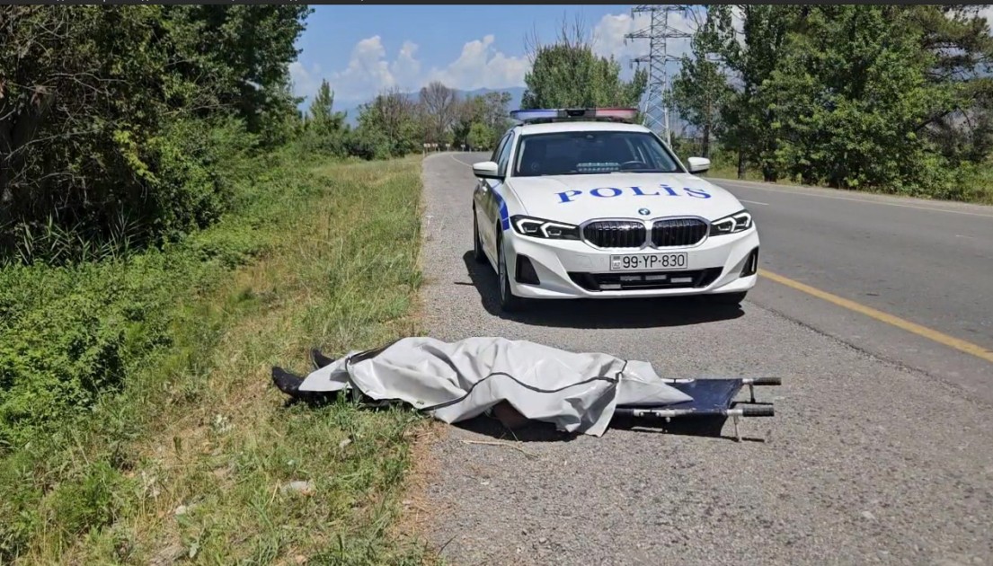 Sürücü sükan arxasında öldü - FOTO