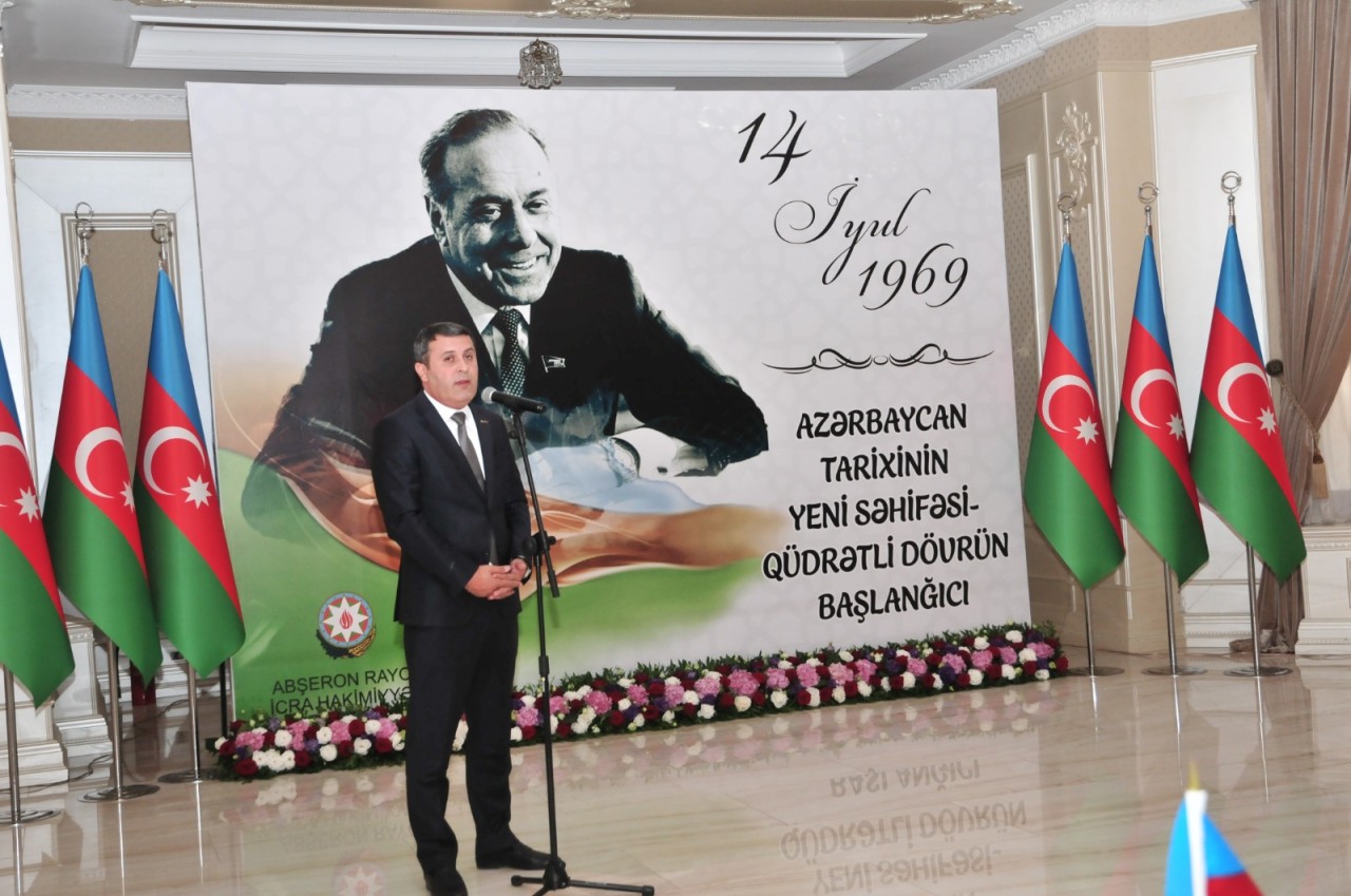 Abşeronda Heydər Əliyevə həsr olunmuş tədbir keçirilib - FOTOLAR