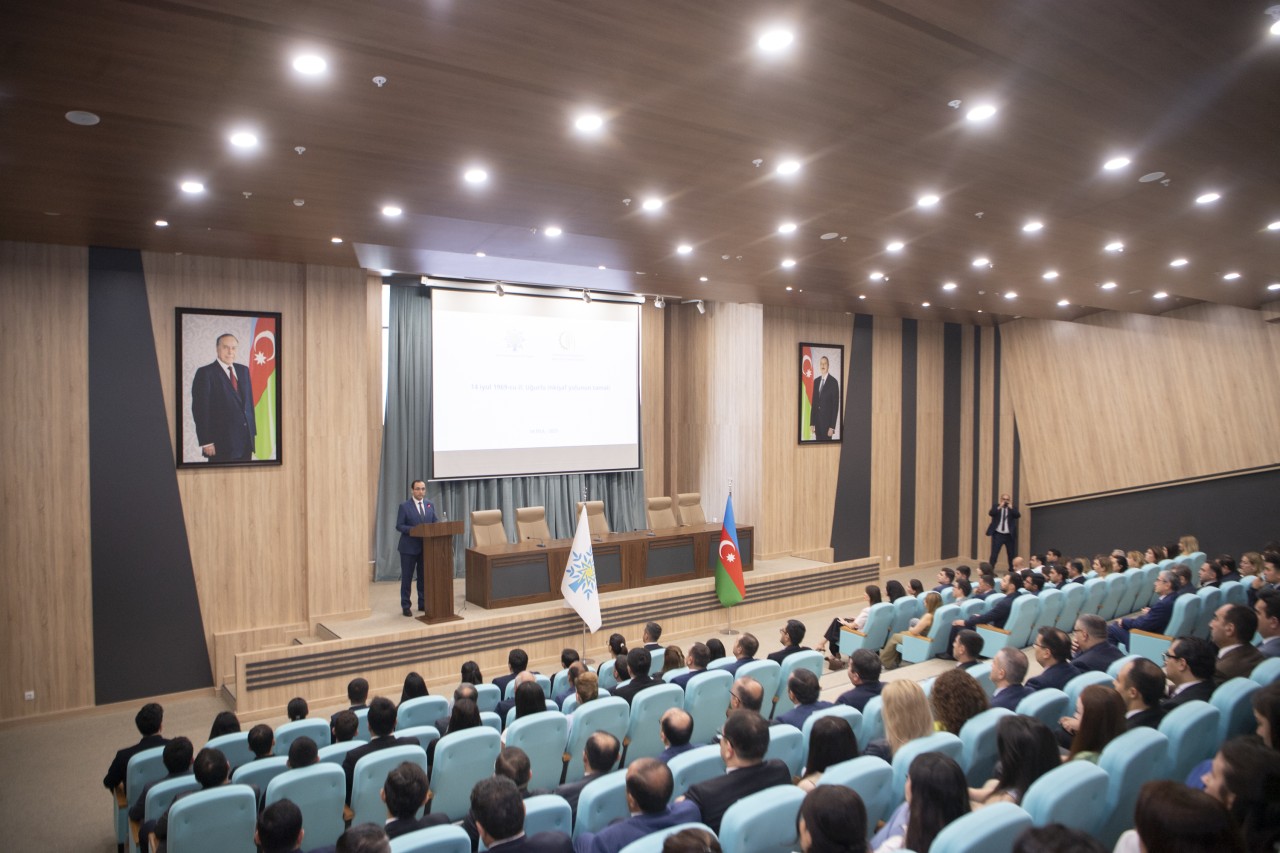 Nazirlik “14 iyul 1969-cu il: Uğurlu inkişaf yolunun təməli” adlı tədbir keçirdi - FOTOLAR