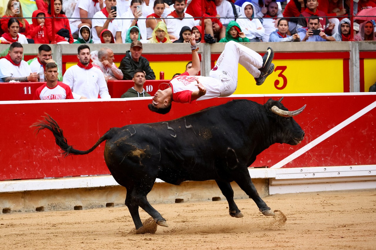 İspaniyada məşhur festivaldan görüntülər