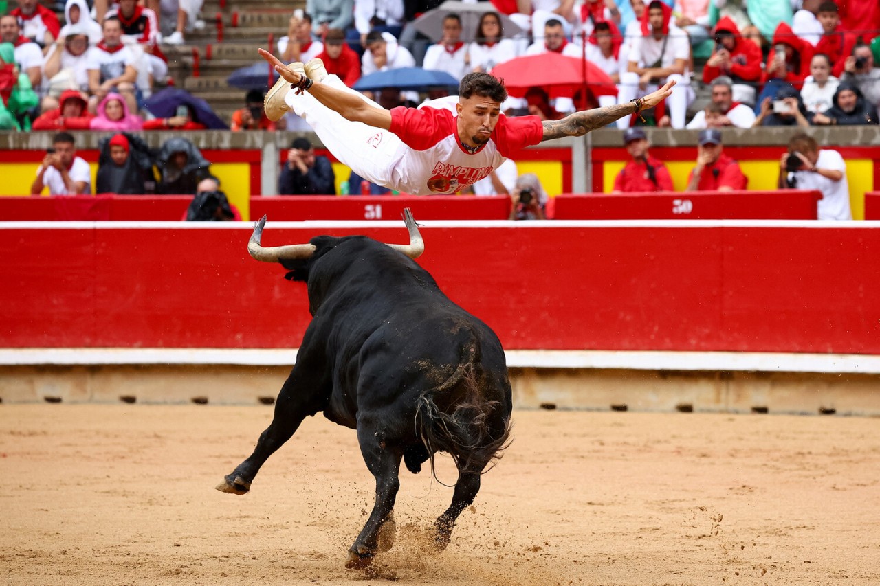 İspaniyada məşhur festivaldan görüntülər