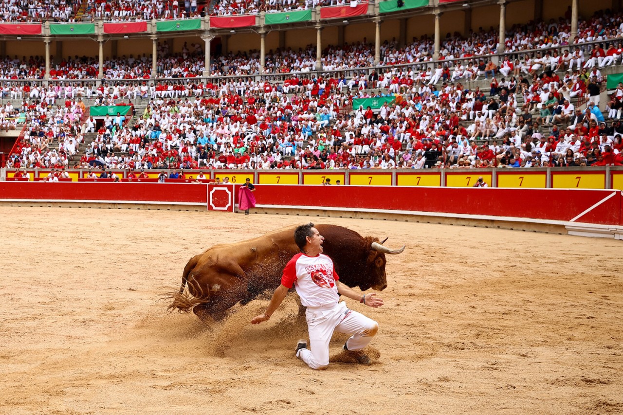 İspaniyada məşhur festivaldan görüntülər