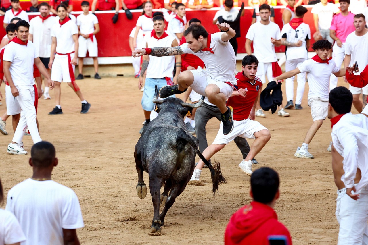 İspaniyada məşhur festivaldan görüntülər