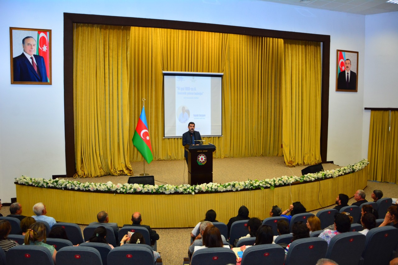 Ağstafada Suverenlik yolunun başlanğıcı mövzusunda tədbir keçirildi - FOTOLAR