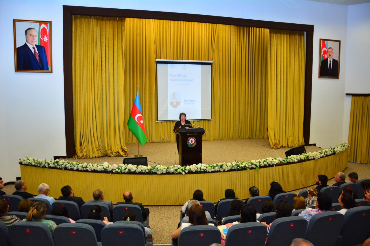 Ağstafada Suverenlik yolunun başlanğıcı mövzusunda tədbir keçirildi - FOTOLAR