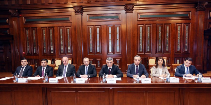 İnam Kərimov İraq Ali Məhkəməsi sədri ilə görüşdü - FOTOLAR