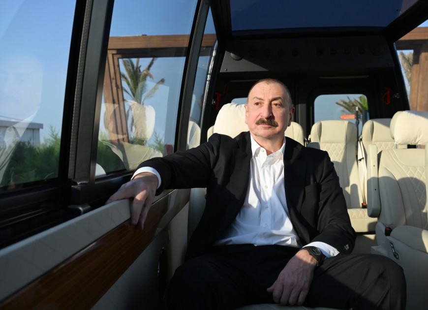 İlham Əliyev və Berdiməhəmmədov "Sea Breeze"də - FOTOLAR