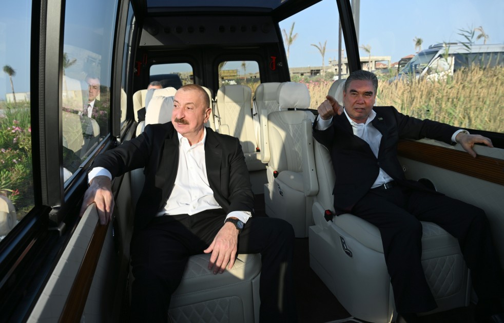 İlham Əliyev və Berdiməhəmmədov "Sea Breeze"də - FOTOLAR