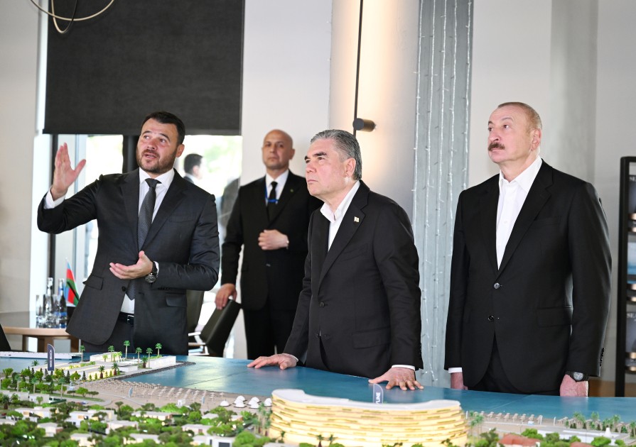 İlham Əliyev və Berdiməhəmmədov "Sea Breeze"də - FOTOLAR