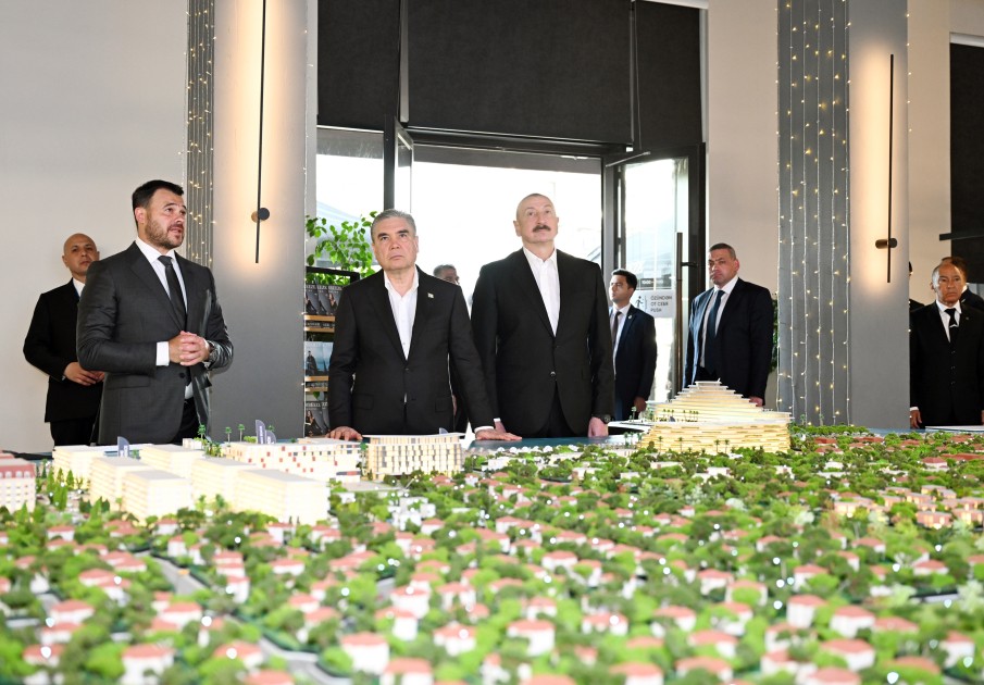 İlham Əliyev və Berdiməhəmmədov "Sea Breeze"də - FOTOLAR