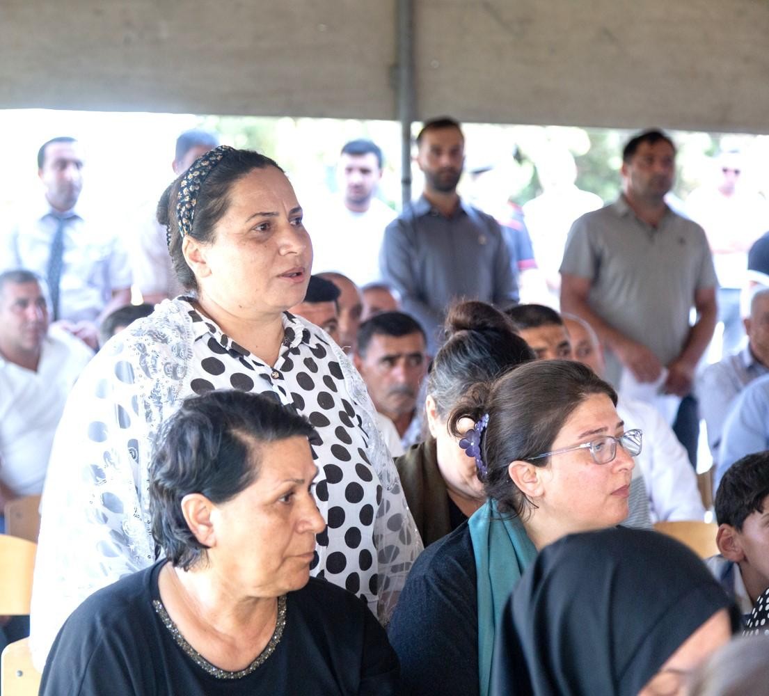 Neftçalanın icra başçısı səyyar görüş keçirib - FOTOLAR