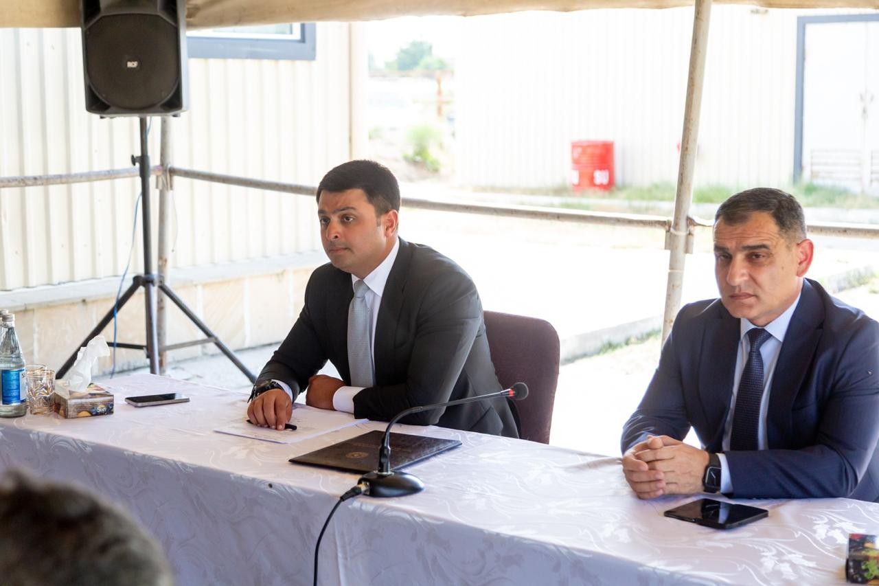 Neftçalanın icra başçısı səyyar görüş keçirib - FOTOLAR