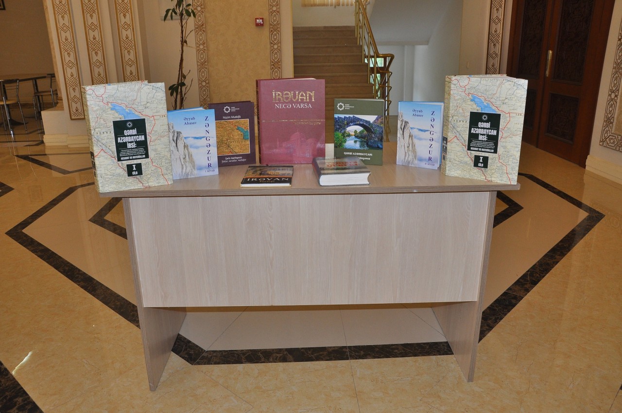Ağdamda "Qərbi Azərbaycan İrsi" kitabının təqdimatı keçirilib - FOTOLAR