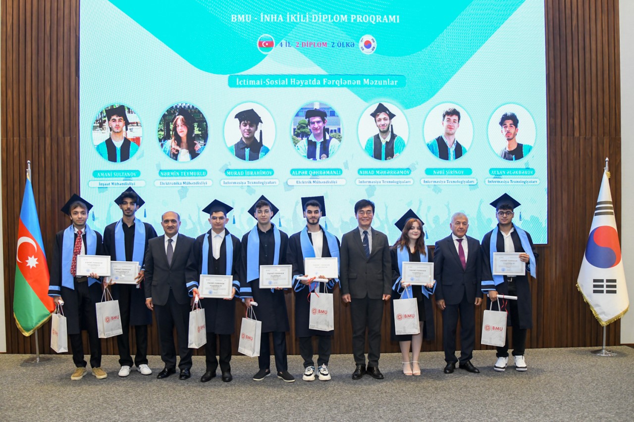 BMU-İNHA ikili diplom proqramının məzun buraxılışı keçirilib - FOTOLAR