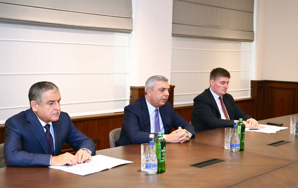 Samir Nuriyev BƏƏ-nin Hesablama Qurumunun nümayəndə heyətilə görüşüb - FOTOLAR