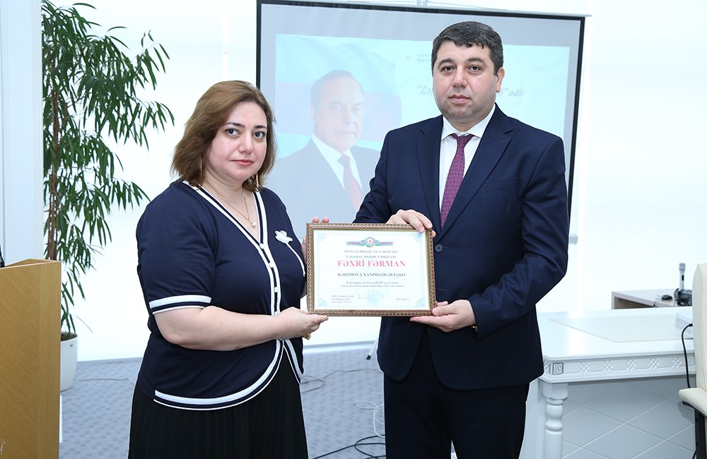 YAP Yasamal rayon təşkilatı tədbir keçirdi - FOTOLAR