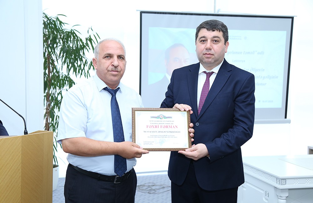 YAP Yasamal rayon təşkilatı tədbir keçirdi - FOTOLAR