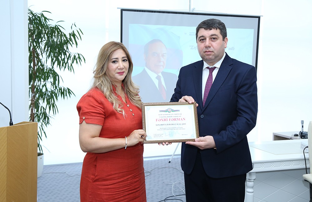 YAP Yasamal rayon təşkilatı tədbir keçirdi - FOTOLAR