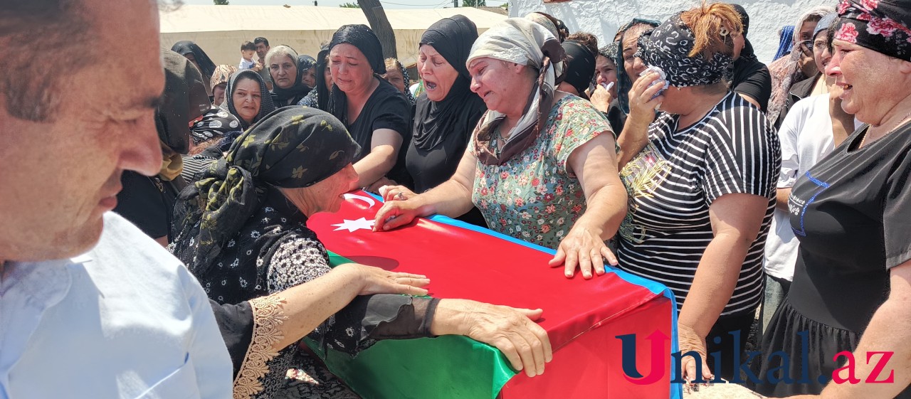 İtkin şəhidimiz dəfn olundu - YENİLƏNİB (FOTOLAR)