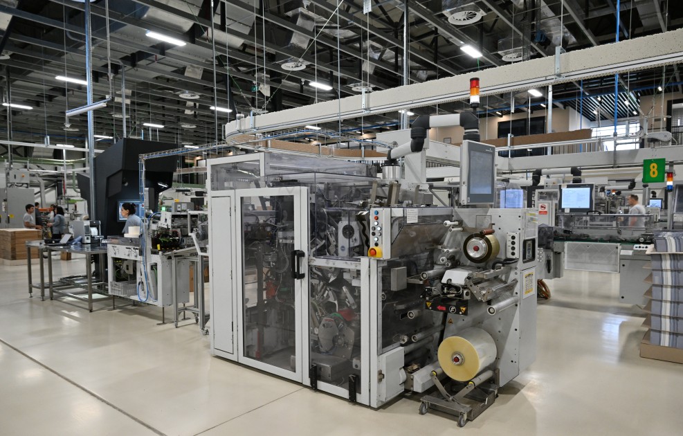 Prezident Ağdamda tütün məmulatlarının istehsalı müəssisəsinin açılışında - FOTOLAR