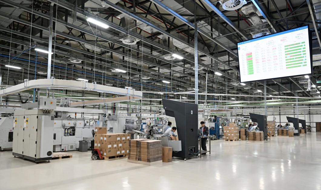 Prezident Ağdamda tütün məmulatlarının istehsalı müəssisəsinin açılışında - FOTOLAR