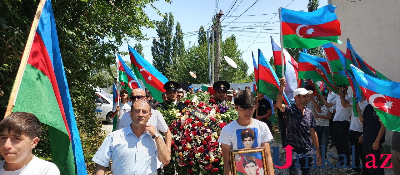 İtkin şəhidimiz dəfn olundu - YENİLƏNİB (FOTOLAR)