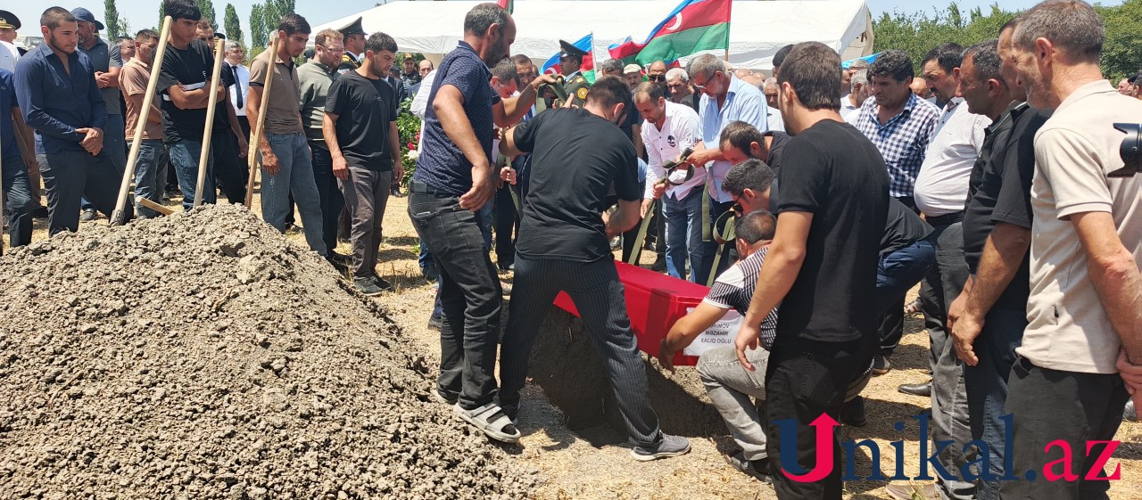 İtkin şəhidimiz dəfn olundu - YENİLƏNİB (FOTOLAR)