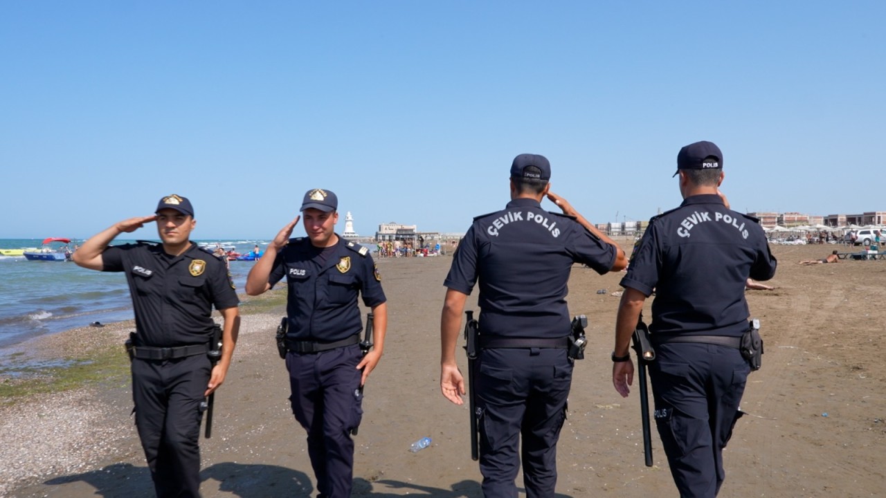 Polis istirahət mərkəzlərində profilaktik tədbirlər həyata keçirir - VİDEO (FOTOLAR)